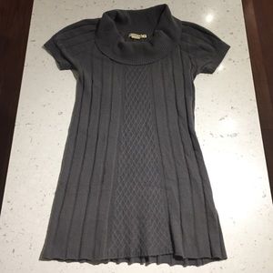 100% Cashmere Cowl Neck Sweater Dress
